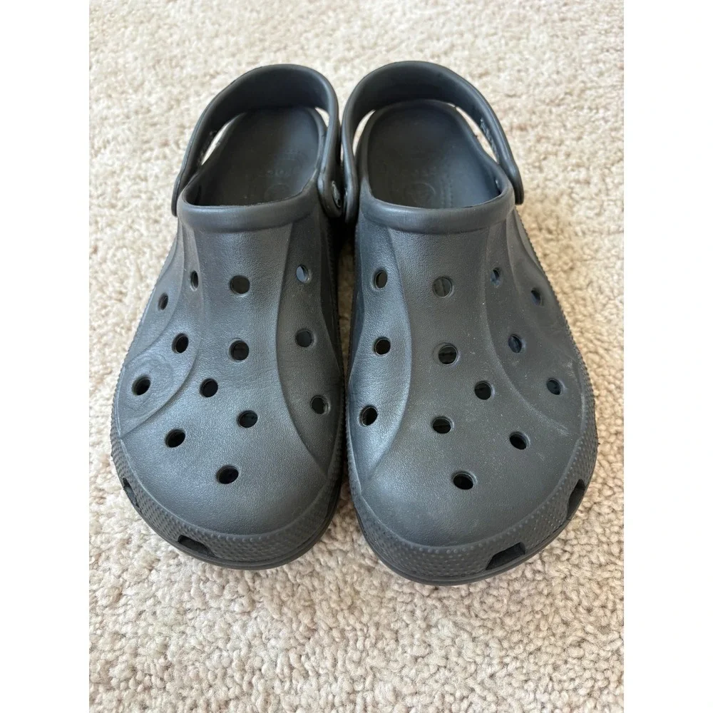 Crocs Baya Clogs Black Slip On Comfort Shoes Mens 9 Womens 11